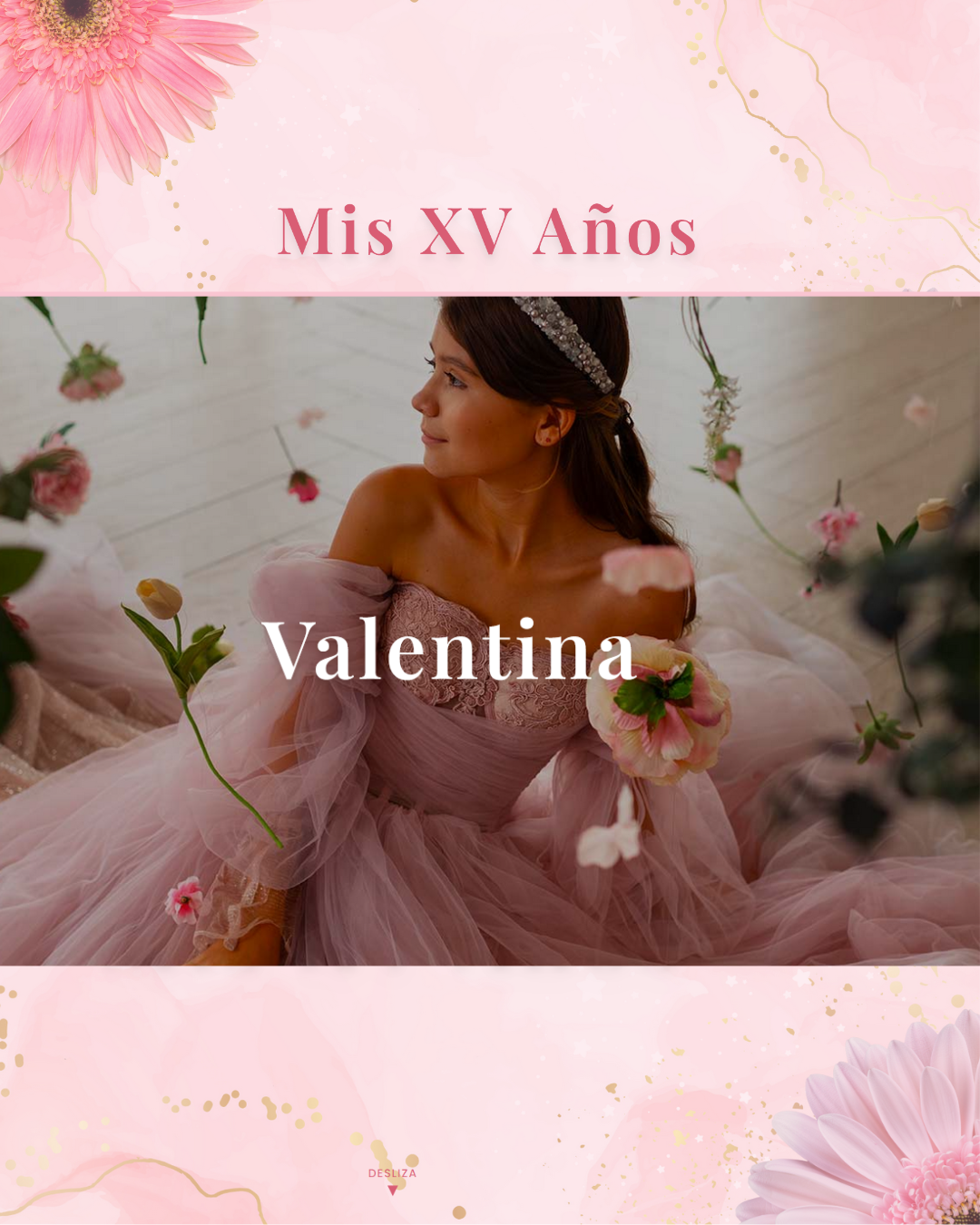 Invitación digital para XV años